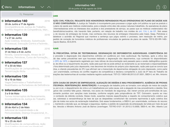 Screenshot #5 pour Informativos do TST (Original)