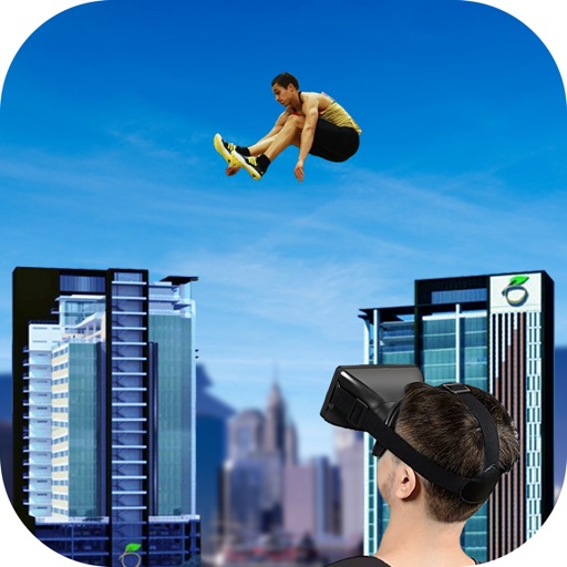 Roof Runner Jump - VR Google Cardboard Icon