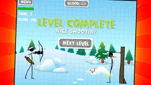 Gingerbread Stickman Bow & Arrow Shooting Showdown screenshot #2 for iPhone