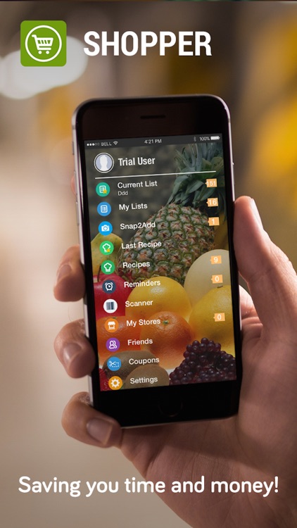 Shopper - Grocery List, Shopping List and Recipes screenshot-0