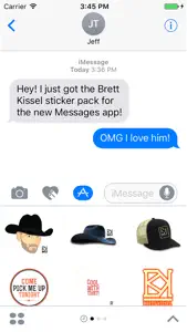 Brett Kissel Sticker Pack screenshot #1 for iPhone