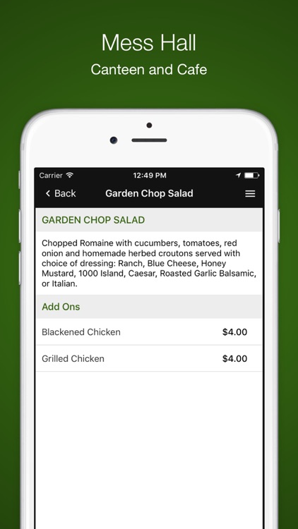 Mess Hall Canteen and Cafe