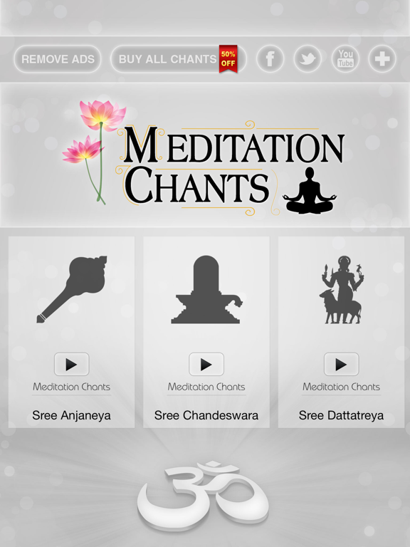 Meditation Chants iPad screenshot 4 - Music app
