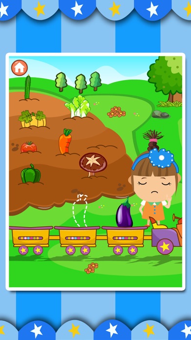 Amy and train-recognize animal vegetable&fruit screenshot 3