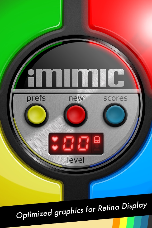 iMimic: 80's Vintage Electronic Memory Game screenshot 2