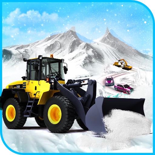Snow Excavator Winter Rescue Icon