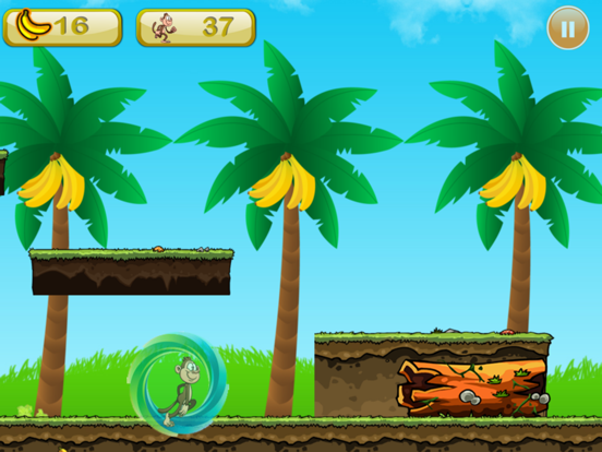 Monkey Adventure - Run Collect Banana Lunch iPad screenshot