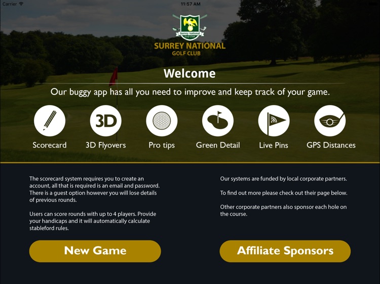 Surrey National Golf Club - Buggy