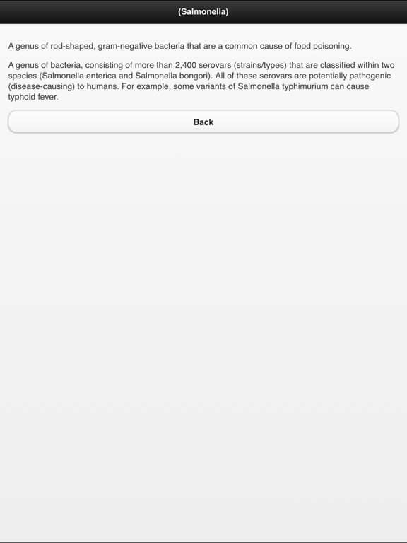 Biotechnology Dictionary Offline iPad screenshot