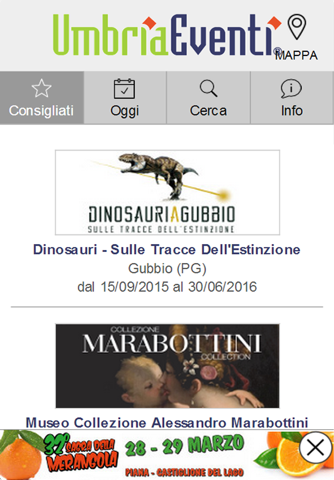 UmbriaEventi screenshot 2