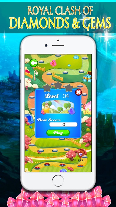 Screenshot #3 pour Royal Clash of Diamonds and Gems - Puzzle
