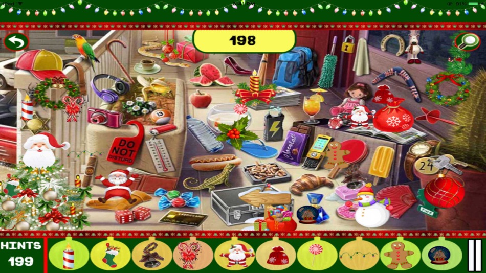 #4. Hidden Objects:Christmas Big Home Hidden Object (iOS) By: atul patel