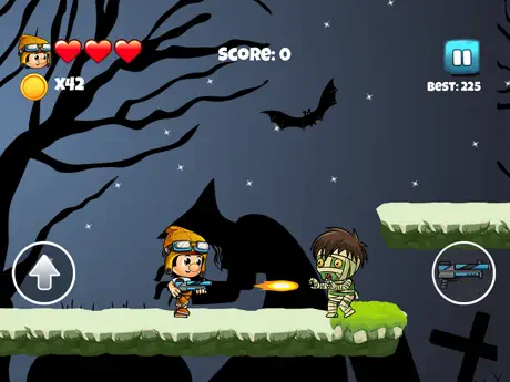 Halloween Run - Shooter Game for Kids