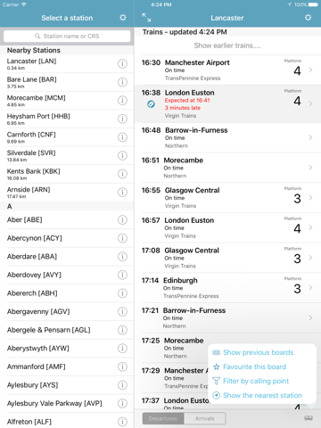 Departure Board screenshot 3