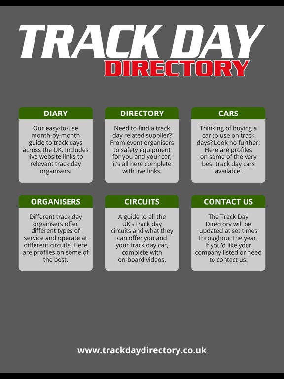 Screenshot #4 pour Track Day Directory