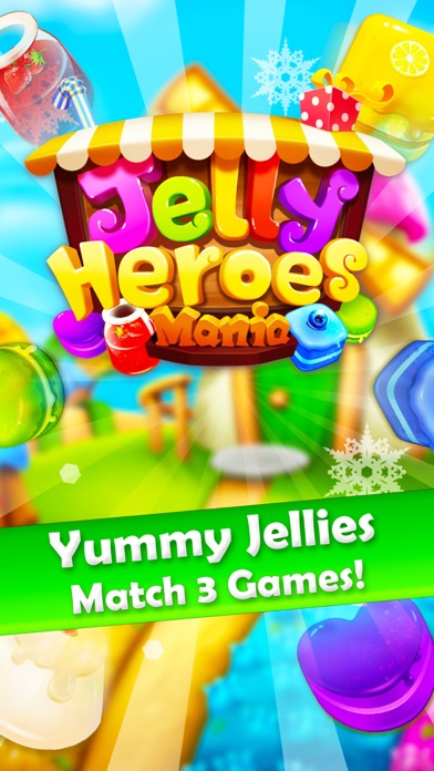 Jelly Heroes Mania - Candy Match 3 Gameのおすすめ画像1