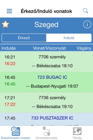 MÁV screenshot 2