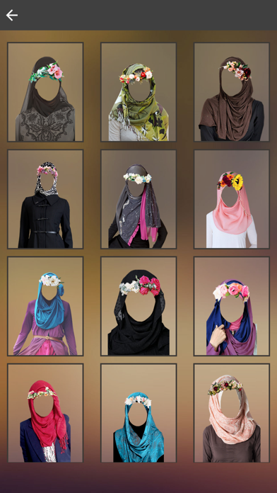 Screenshot #3 pour Hijab Flower Crown Photo Montage