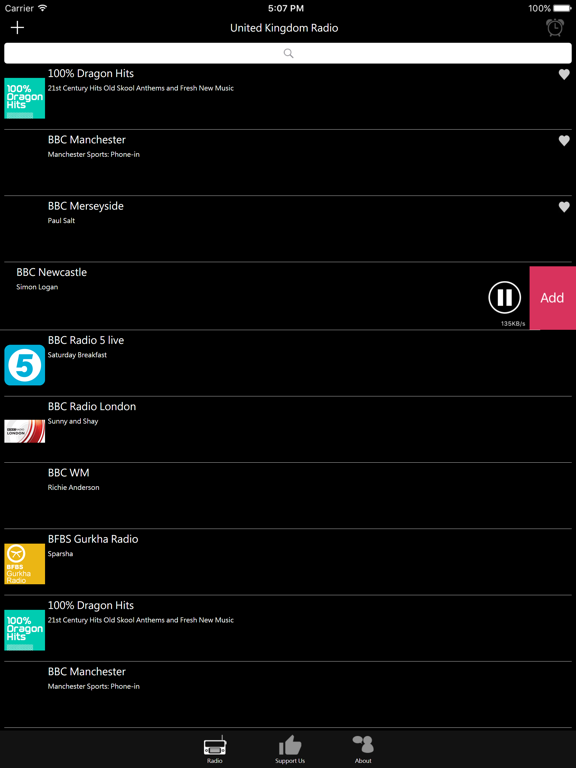 British Radio - UK Radio iPad screenshot 4 - Entertainment app
