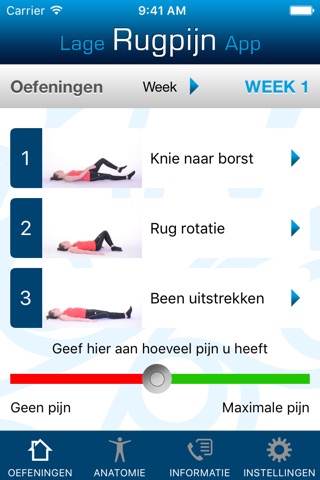 Lage Rugpijn App screenshot 2