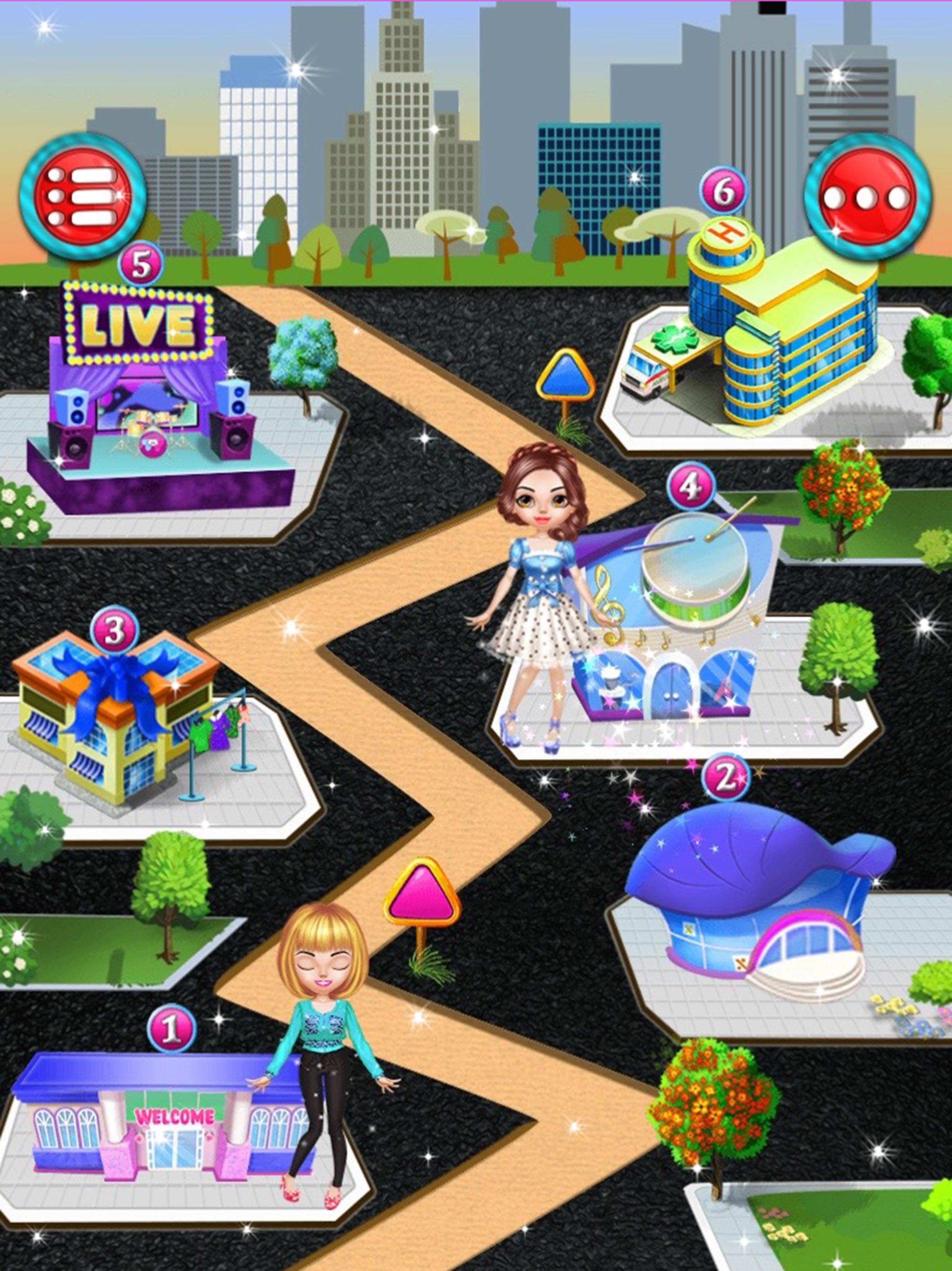 Pop Star Girls - Rock Band girls game for kids screenshot 7