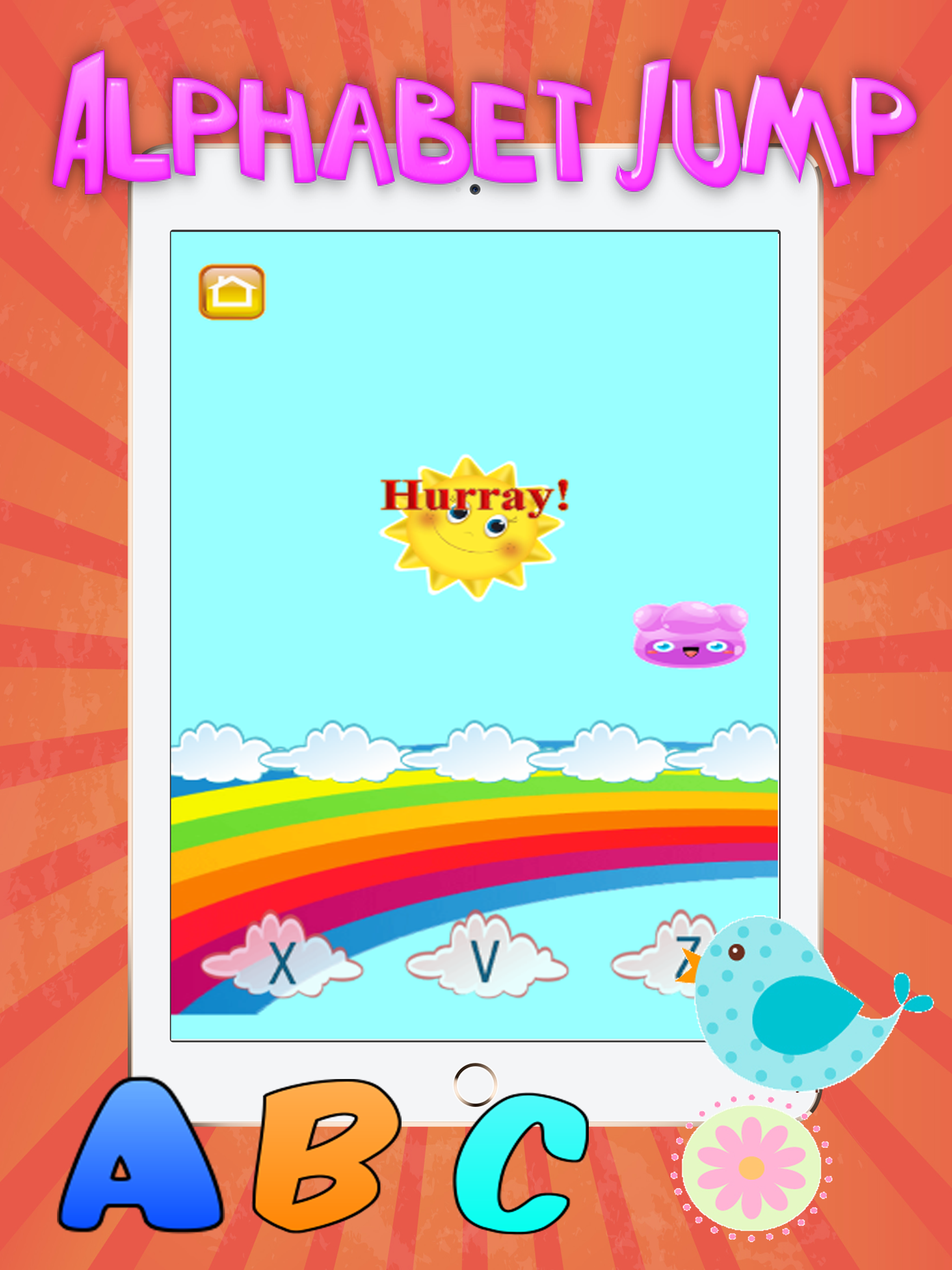 Jelly Jump Alphabet - worksheets of phonics