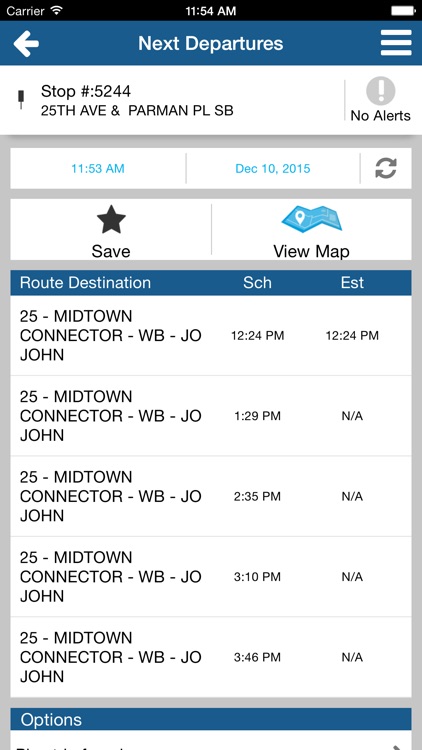 Music City Transit Tracker