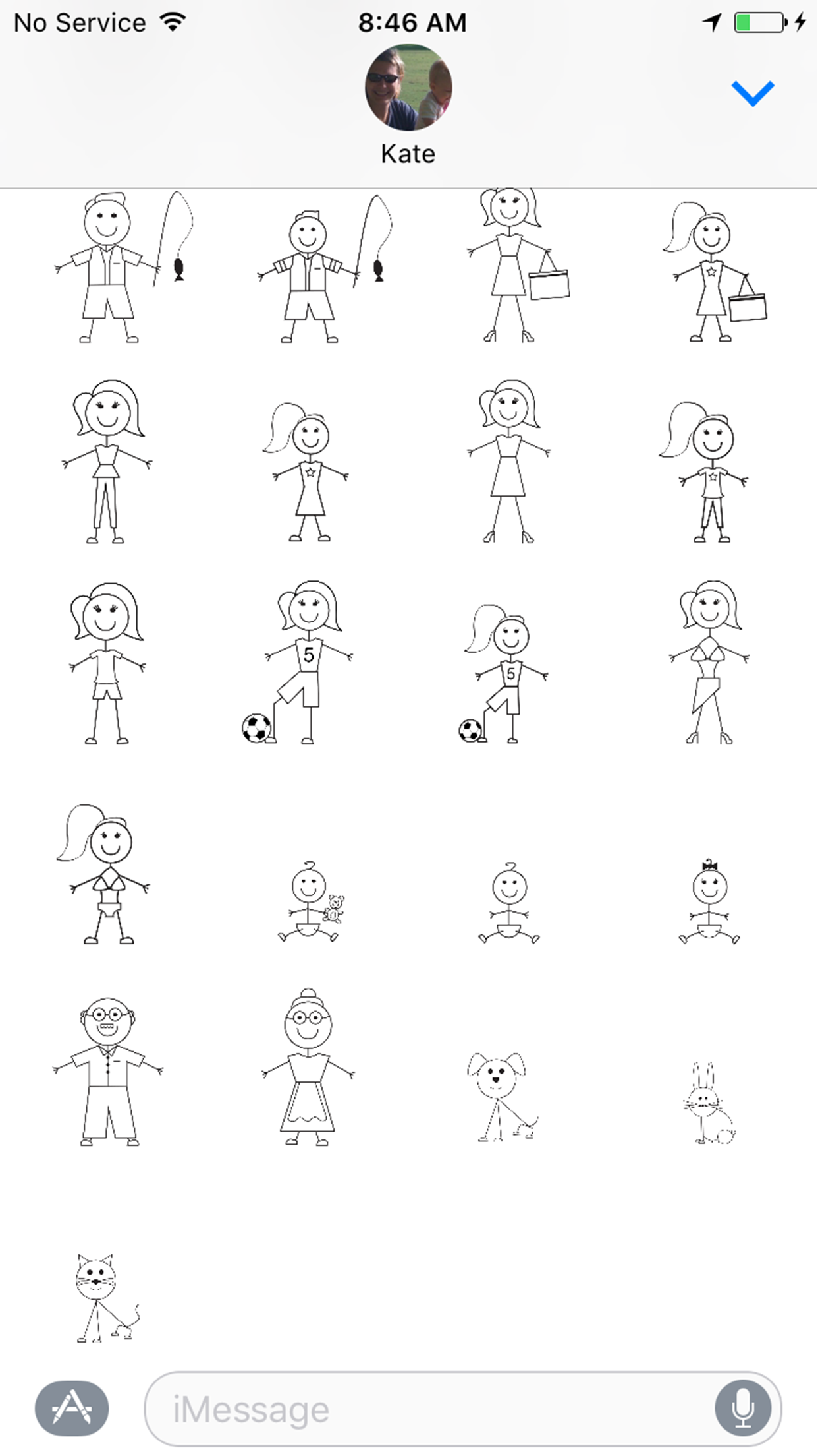 Stick Figs for iMessage