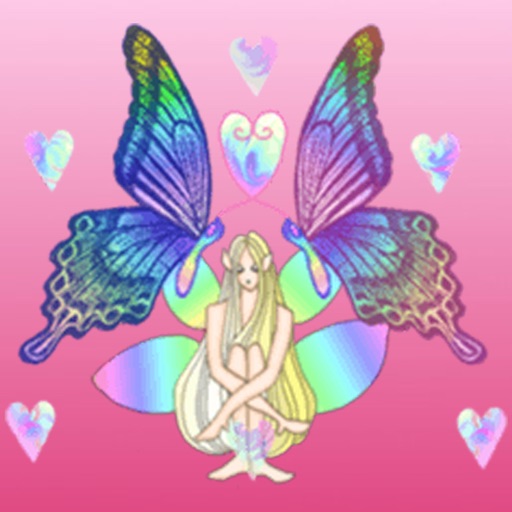 Sticker Butterfly Fairy