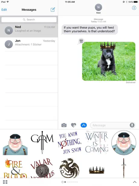 George R. R. Martin Stickers