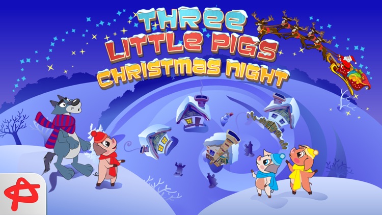 Christmas Night: Three Little Pigs Free Adventure screenshot-4