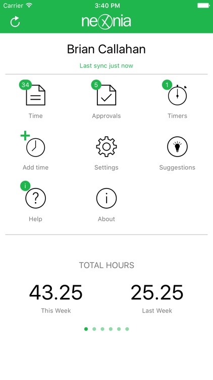 Nexonia Timesheets