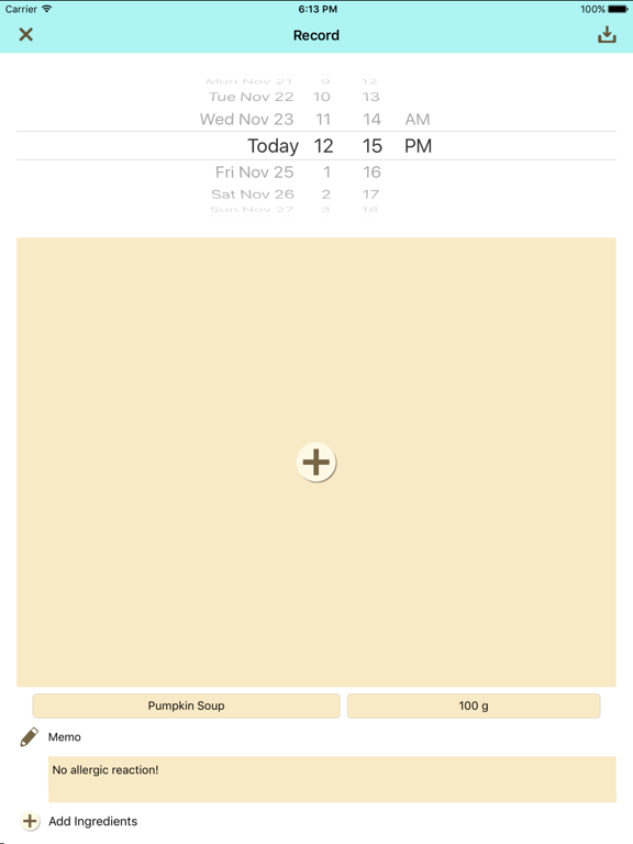 Screenshot #5 pour Helpeat BeBe(Journal alimentaire pour Bébé)