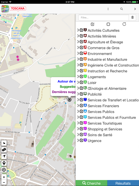 Screenshot #5 pour Toscana où, quoi. Km4City