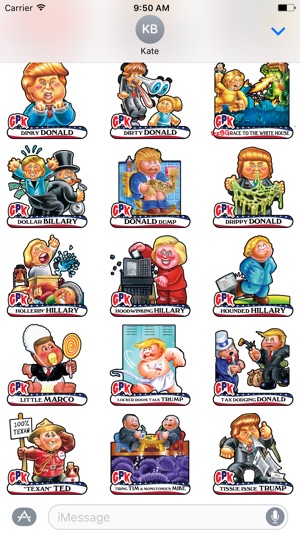 Garbage Pail Kids GPK Election Stickers(圖3)-速報App