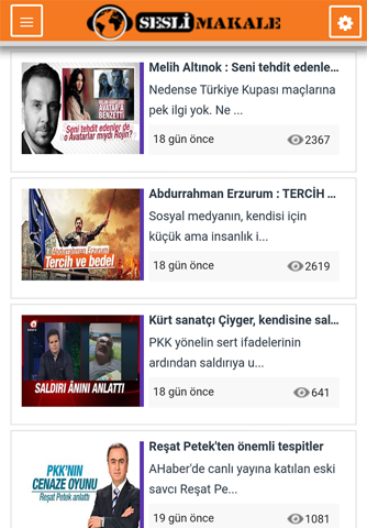 Sesli Makale screenshot 3