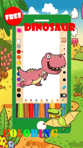 Game screenshot Dinosaur Coloring Book Game For Kids 3 hack