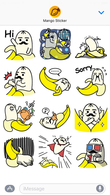 PAPABANA Lite - Mango Sticker