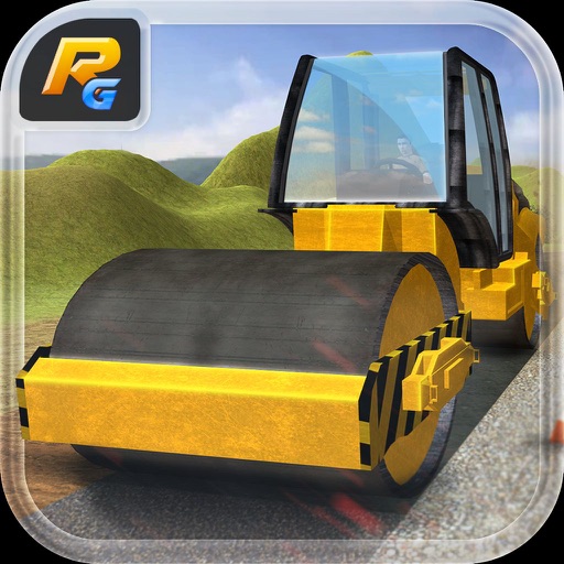 Road Roller City Construction icon