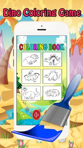 Game screenshot Color ME: Dinosaur Coloring Book Pages Kids Adults hack