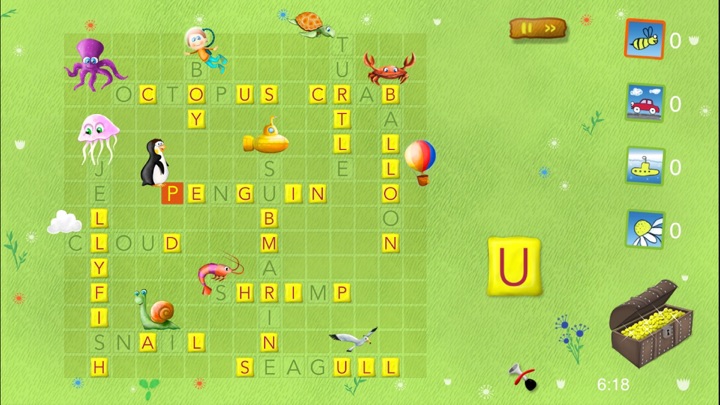 Screenshot #1 pour Jeux de lettres et de mots avec Oliver - Anglais