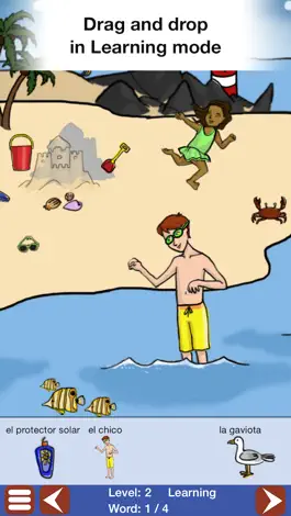 Game screenshot Spanish for Kids: a Learning Story Adventure mod apk