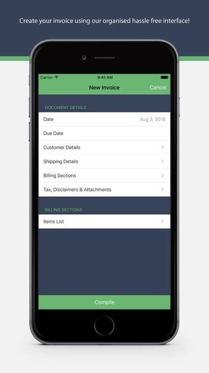 Invoice Lite by HarveyWiz: PDF Invoicing & Receipt screenshot-3