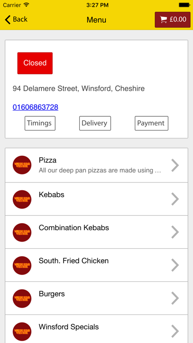 Screenshot #2 pour Winsford Kebab and Pizza House