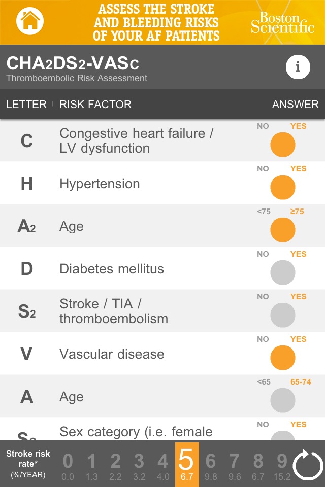 Stroke Bleed Risks Calculator screenshot 3