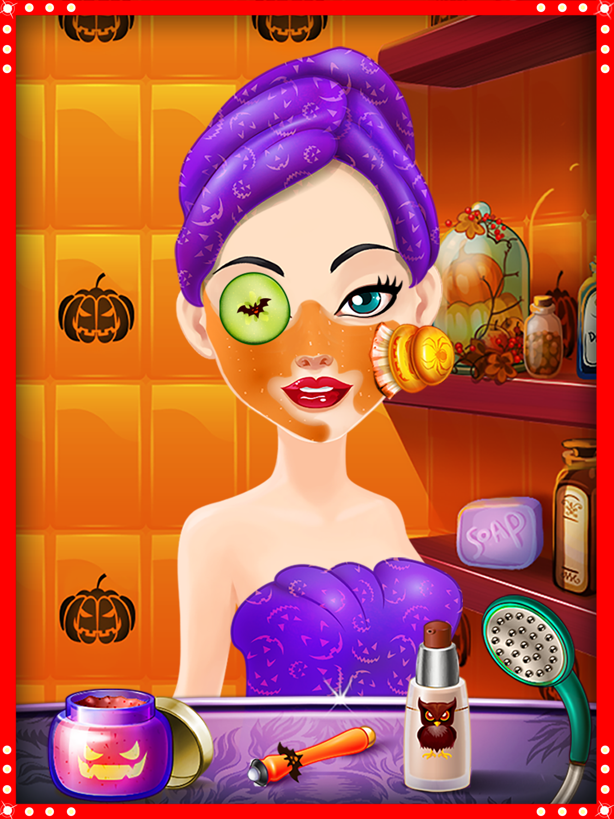 Halloween Salon, Dress up, Spa Makeover kids games screenshot 5