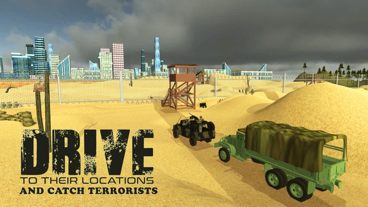 Army Truck Border Patrol – Drive military vehicle to arrest criminals screenshot-3