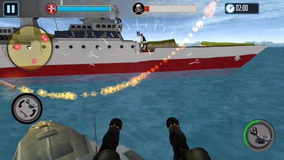 Navy Gunner Shoot War 3Dのおすすめ画像1