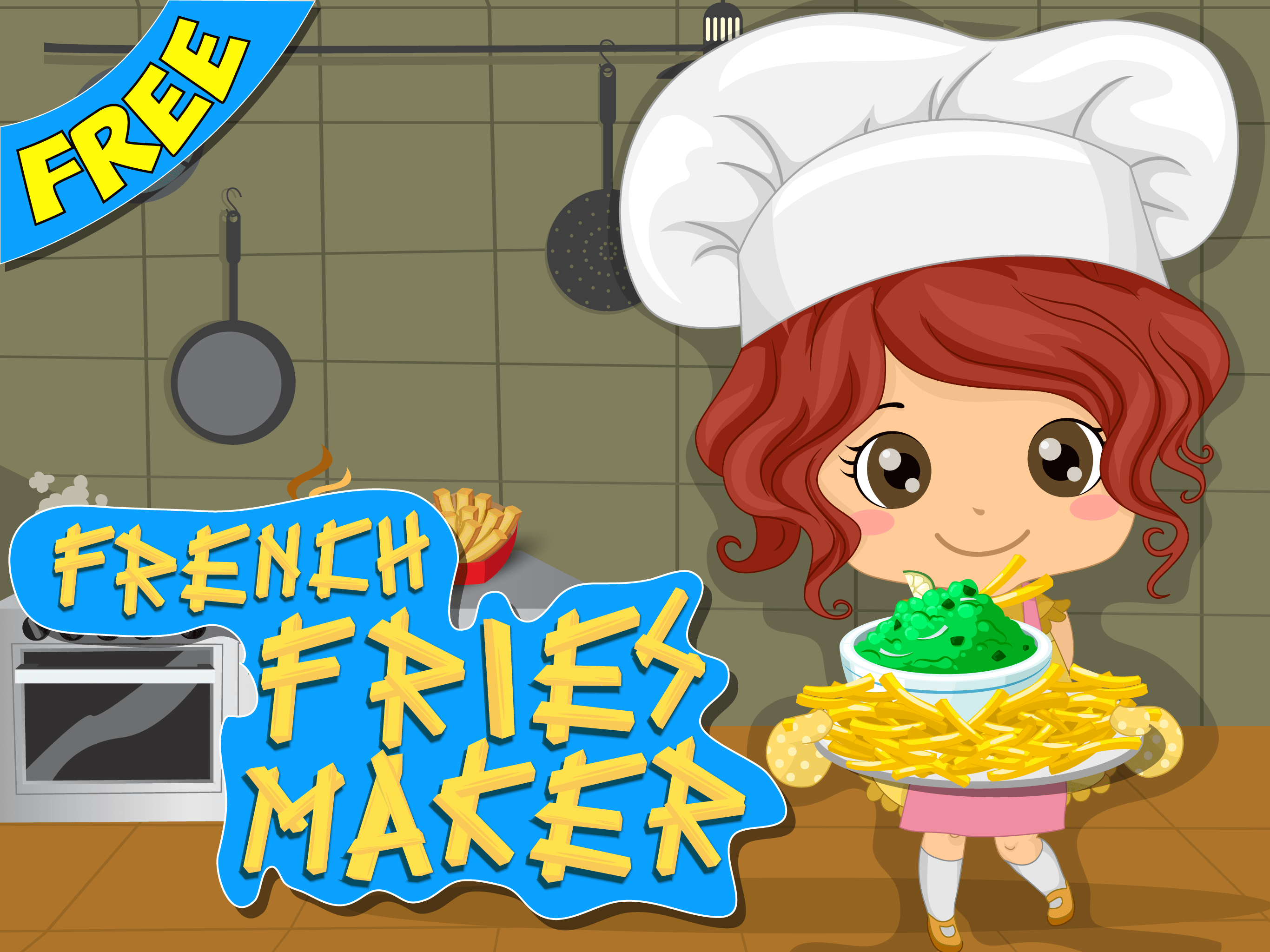 French Fries Shop-Make cook & eat with you best friends-Super Fun Learning in school