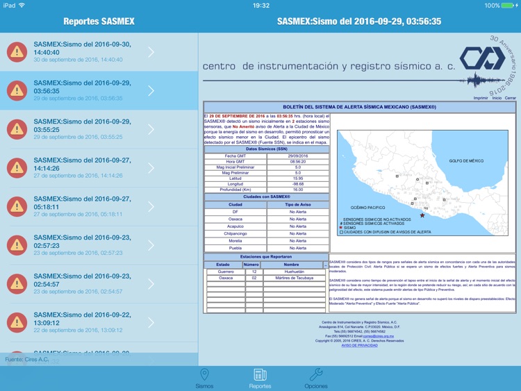 Alerta Sísmica DF HD screenshot-3